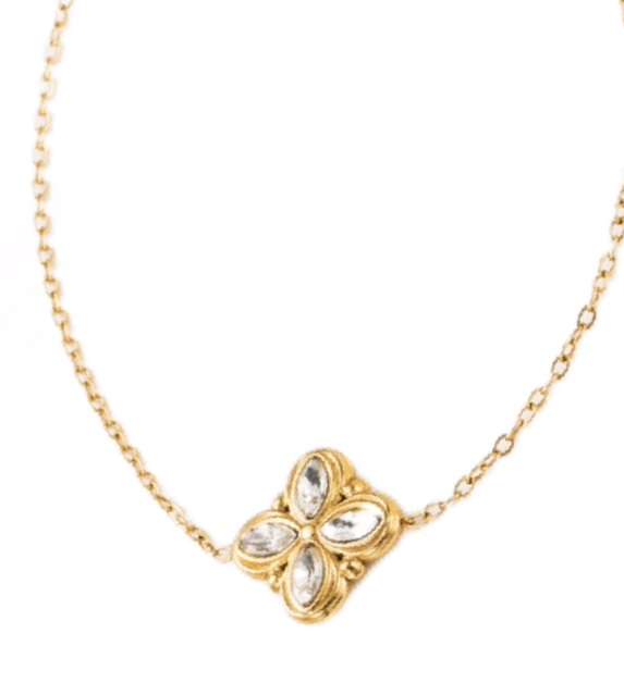 Bracelet fleur à 4 pétales