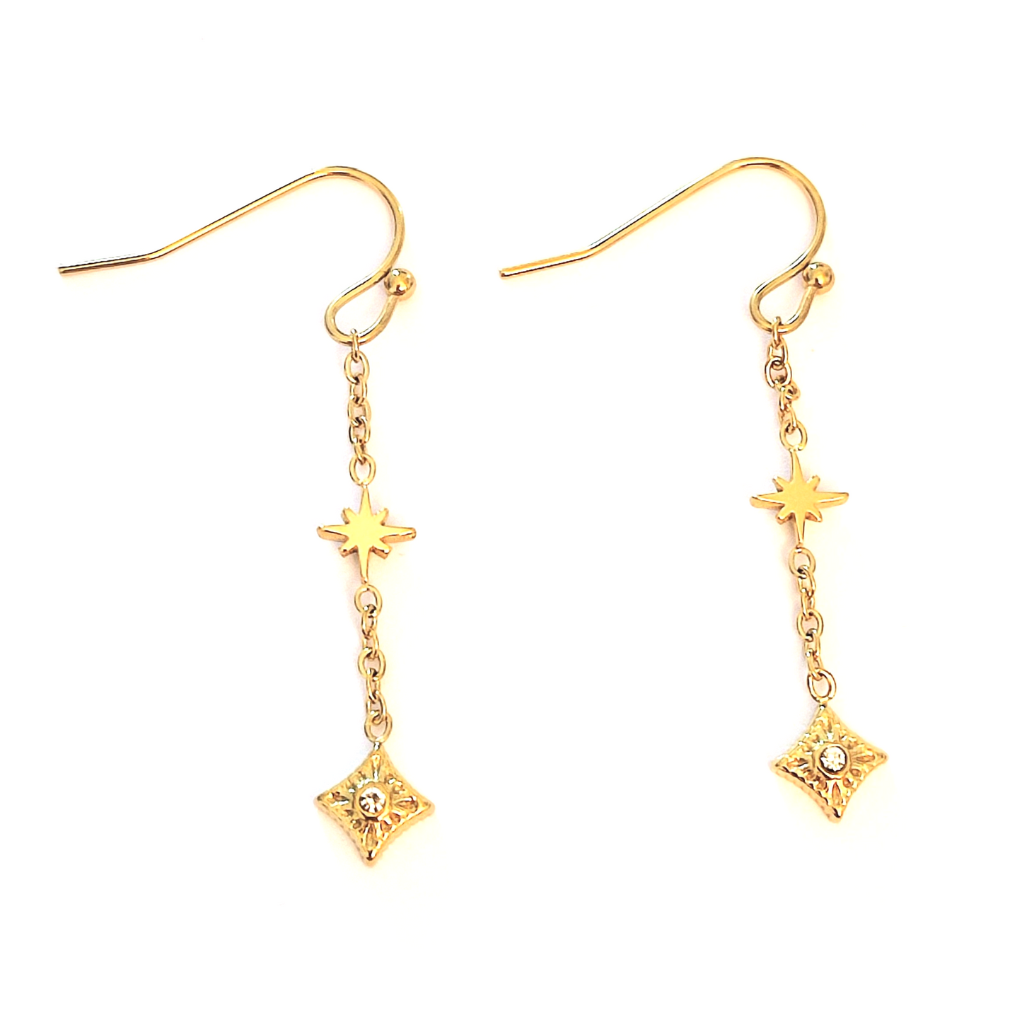 Boucles d'oreilles chaine