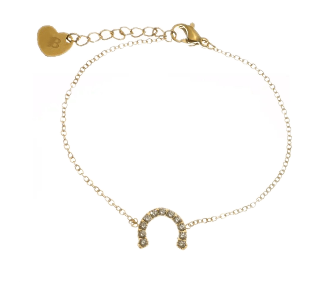 Bracelet pendentif fer à cheval en acier inoxydable