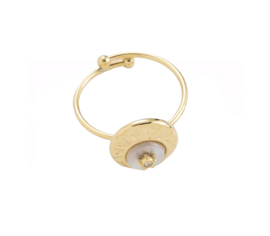 bague femme acier inoxydable