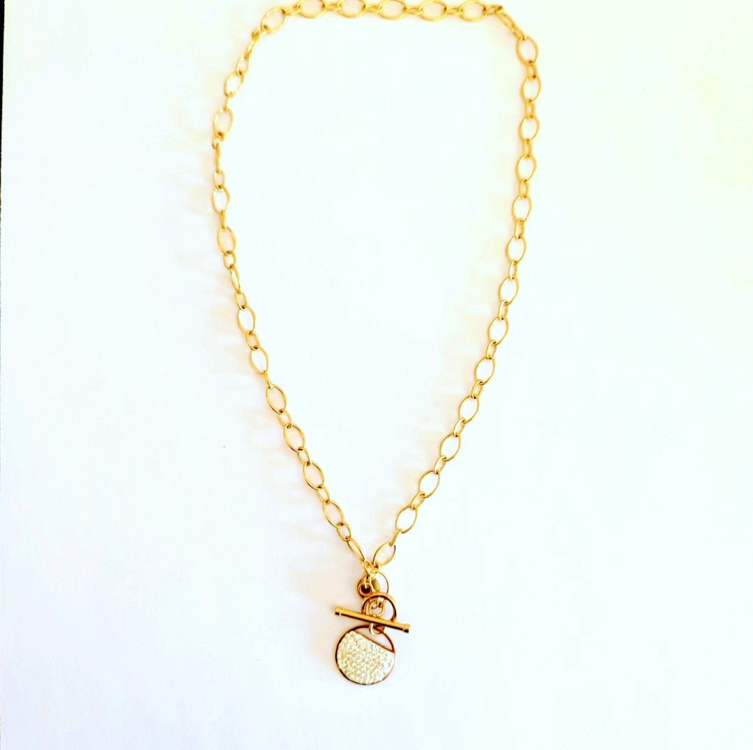 collier-pendentif-strass-barres-en-acier-inoxydable